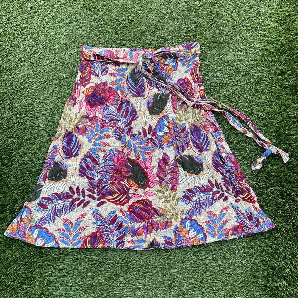 Dress Barn Westport A-Line Floral Skirt